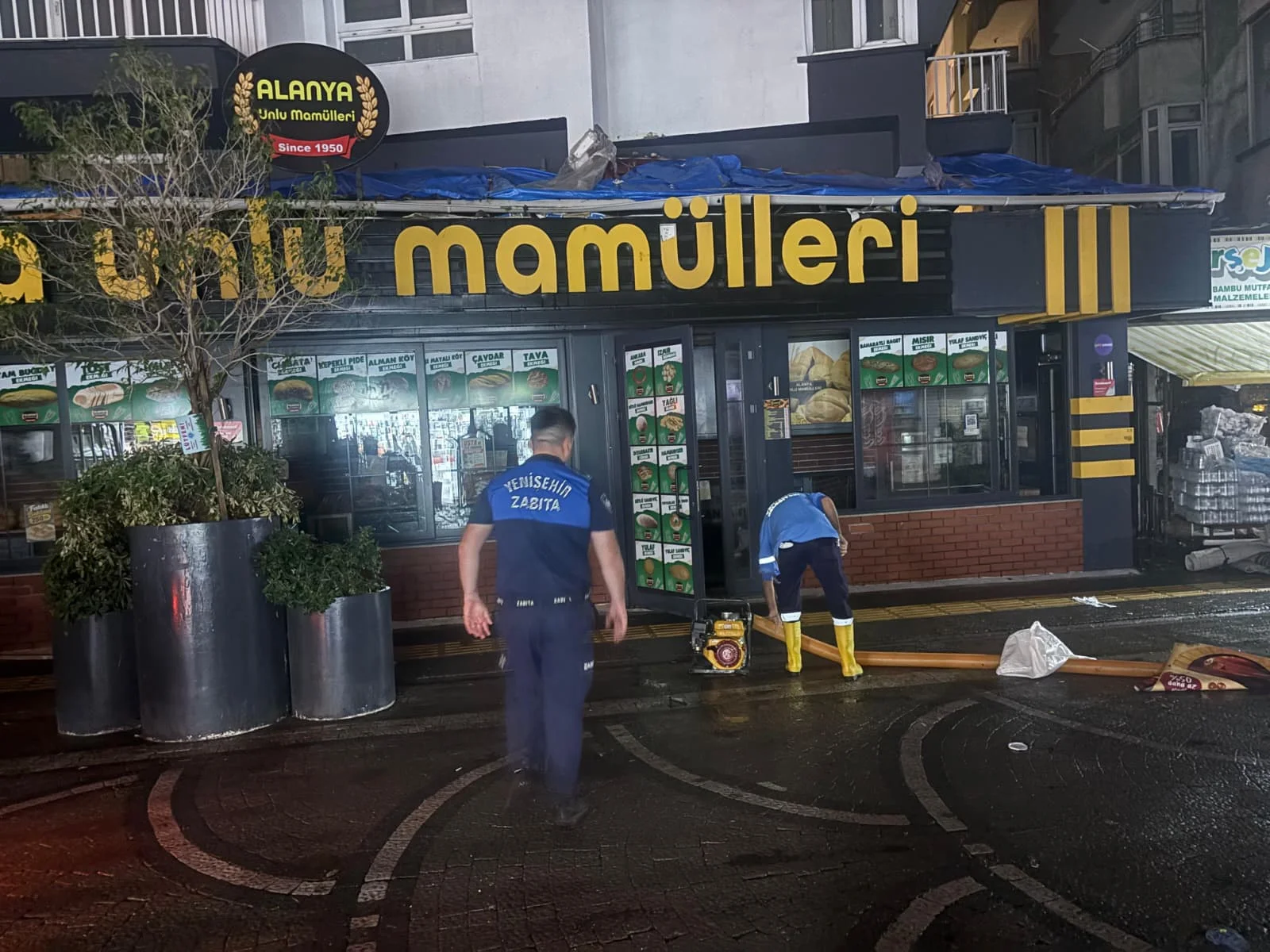 Yenişehir’de ekipler gece boyunca teyakkuzda