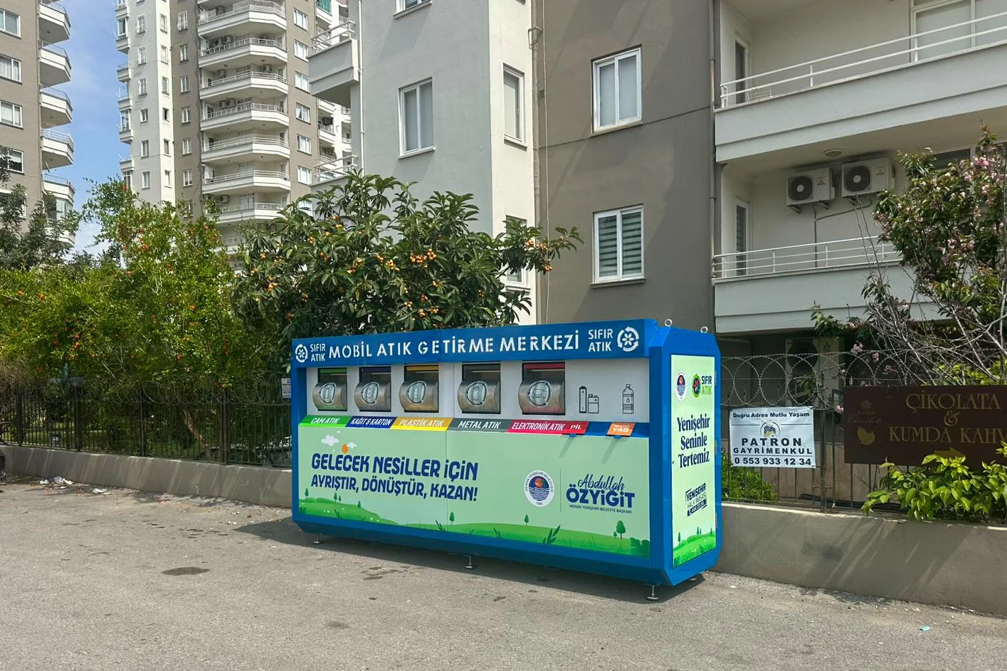 Yenişehir’de 11 bin ağaç sıfır atıkla kurtuldu
