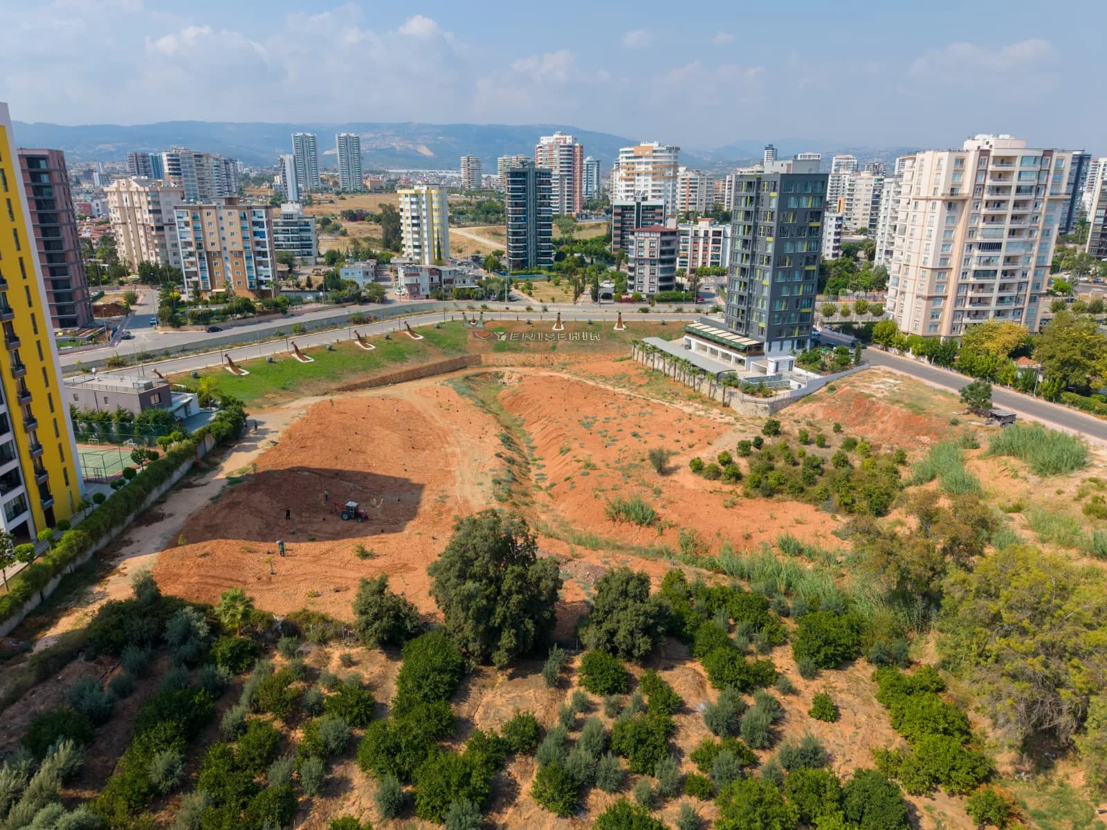 Yenişehir’de bunaltan sıcaklara yeşil reçete