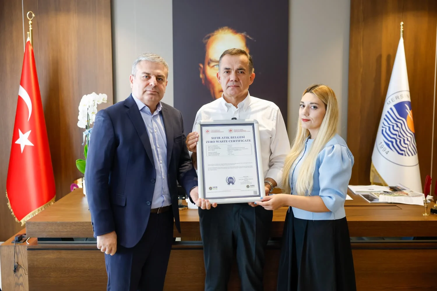 Yenişehir’in sıfır atık çalışmaları belgelendi