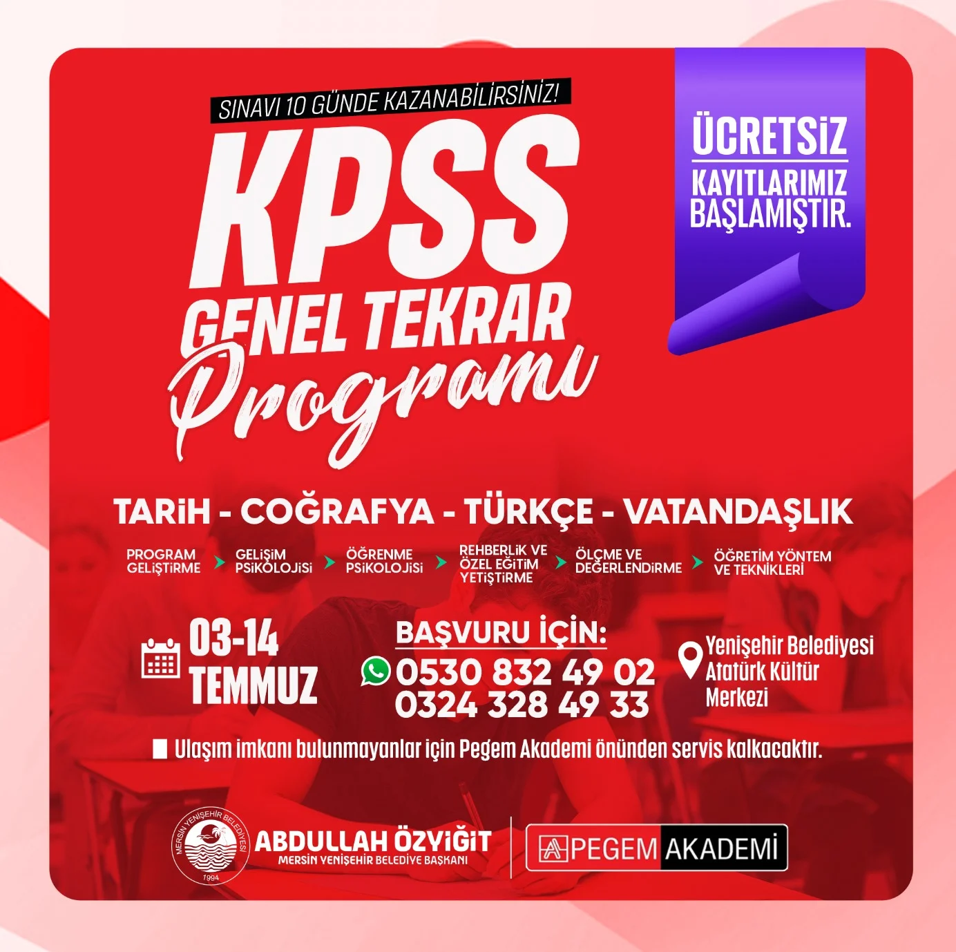Ücretsiz KPSS genel tekrar programı