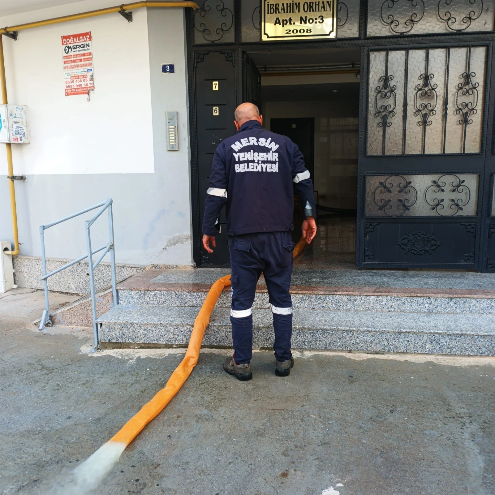 Yenişehir'de kesintisiz afet mesaisi